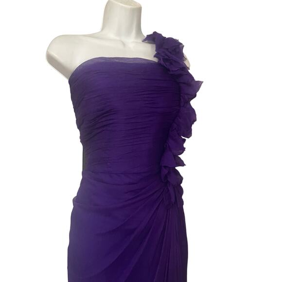 Tadashi Silk One Shoulder Dress - Picture 5 of 10